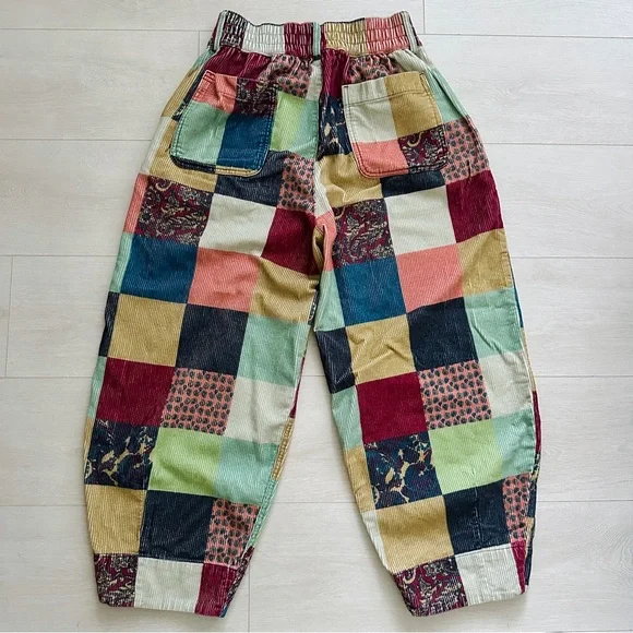 Urban Outfitters Multicolor Patchwork Zaria Cropped Pants - Picture 4 of 16